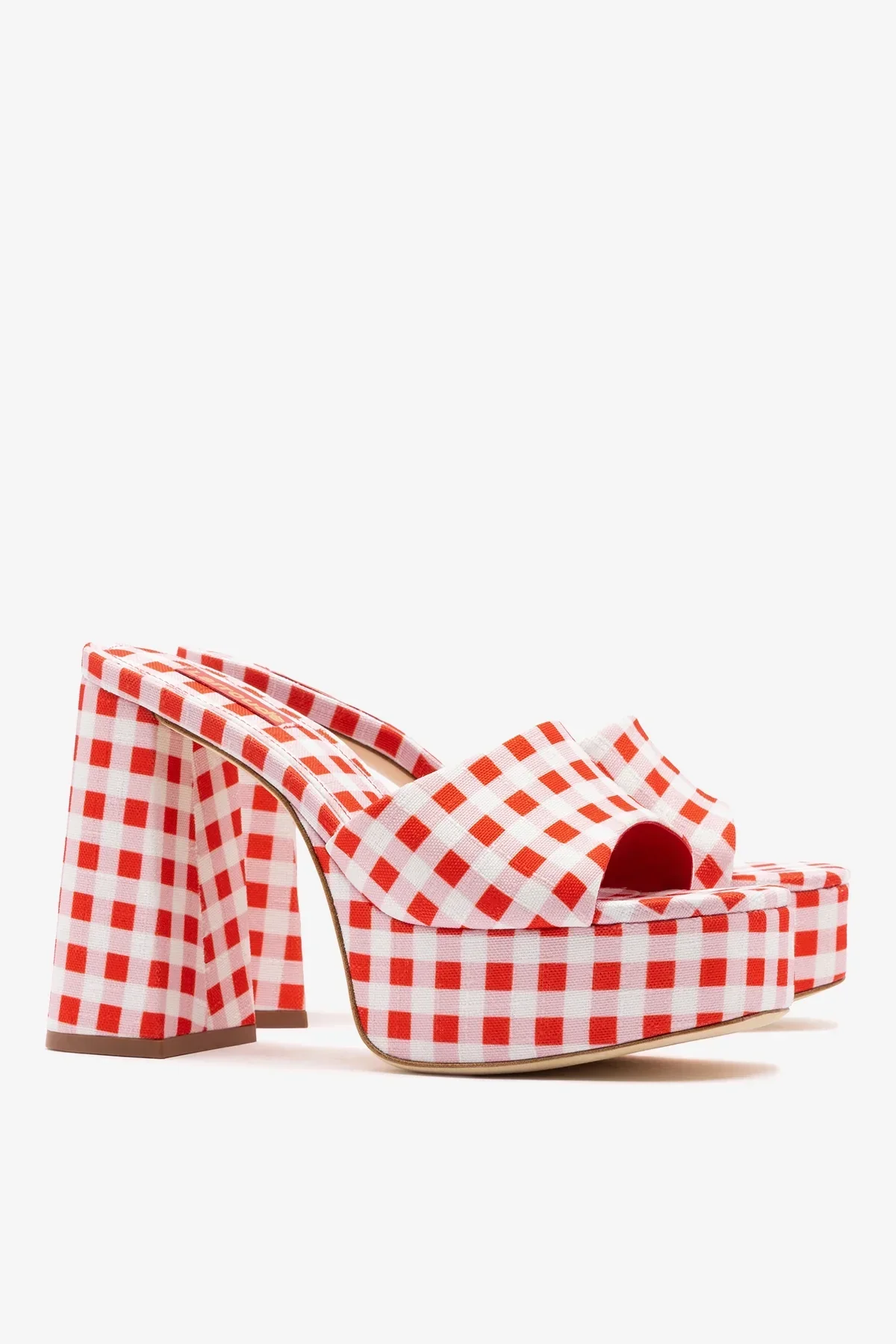 Mule Plataforma Dolly Estampado Vermelho - Image 3