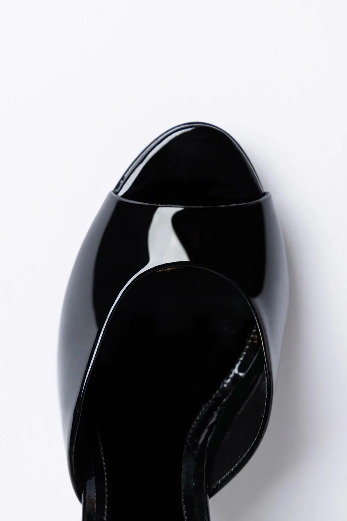 Mule Plataforma Jasmine Couro Verniz Preto - Image 5