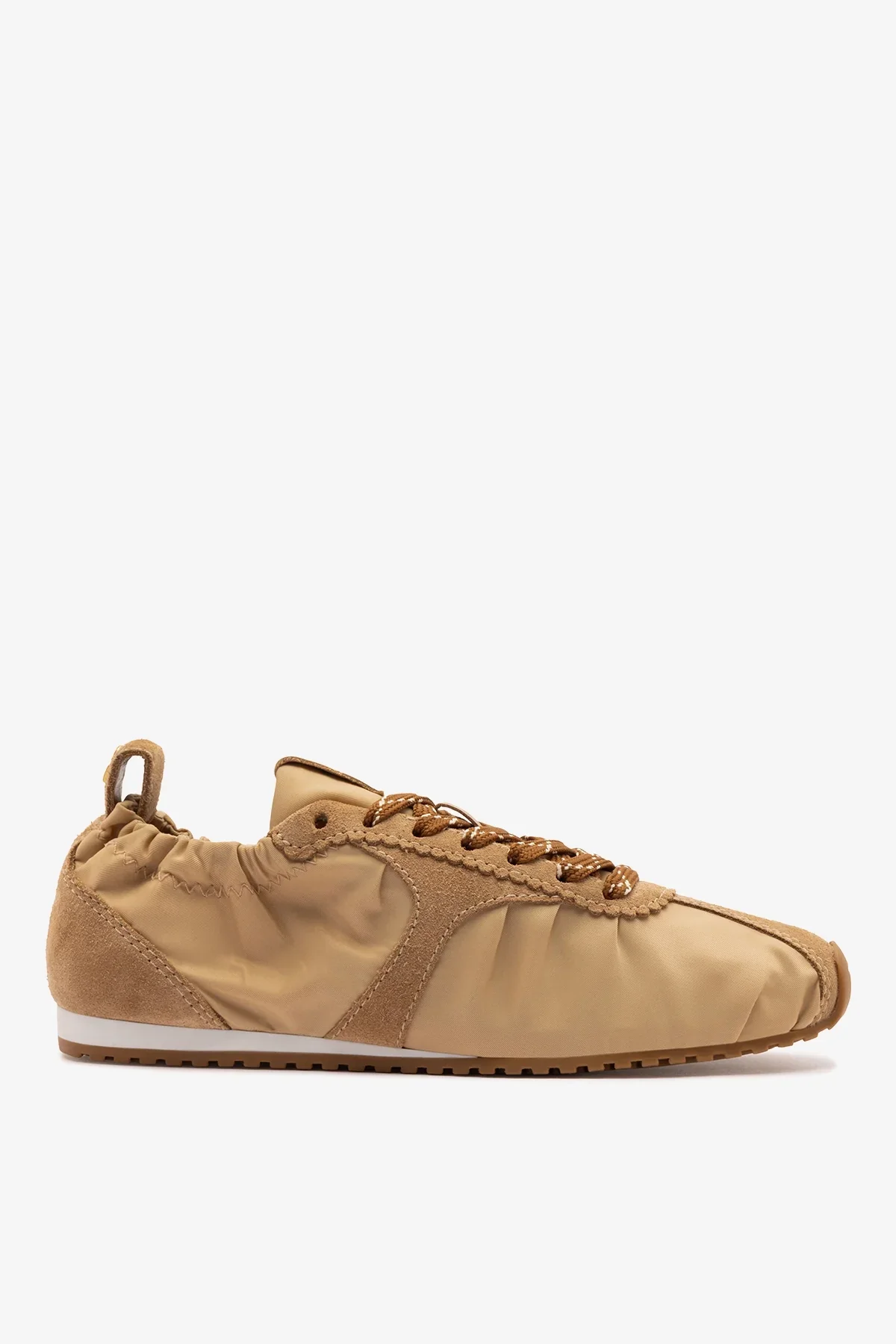 Tênis Stella Lite Nylon e Camurça Caramelo