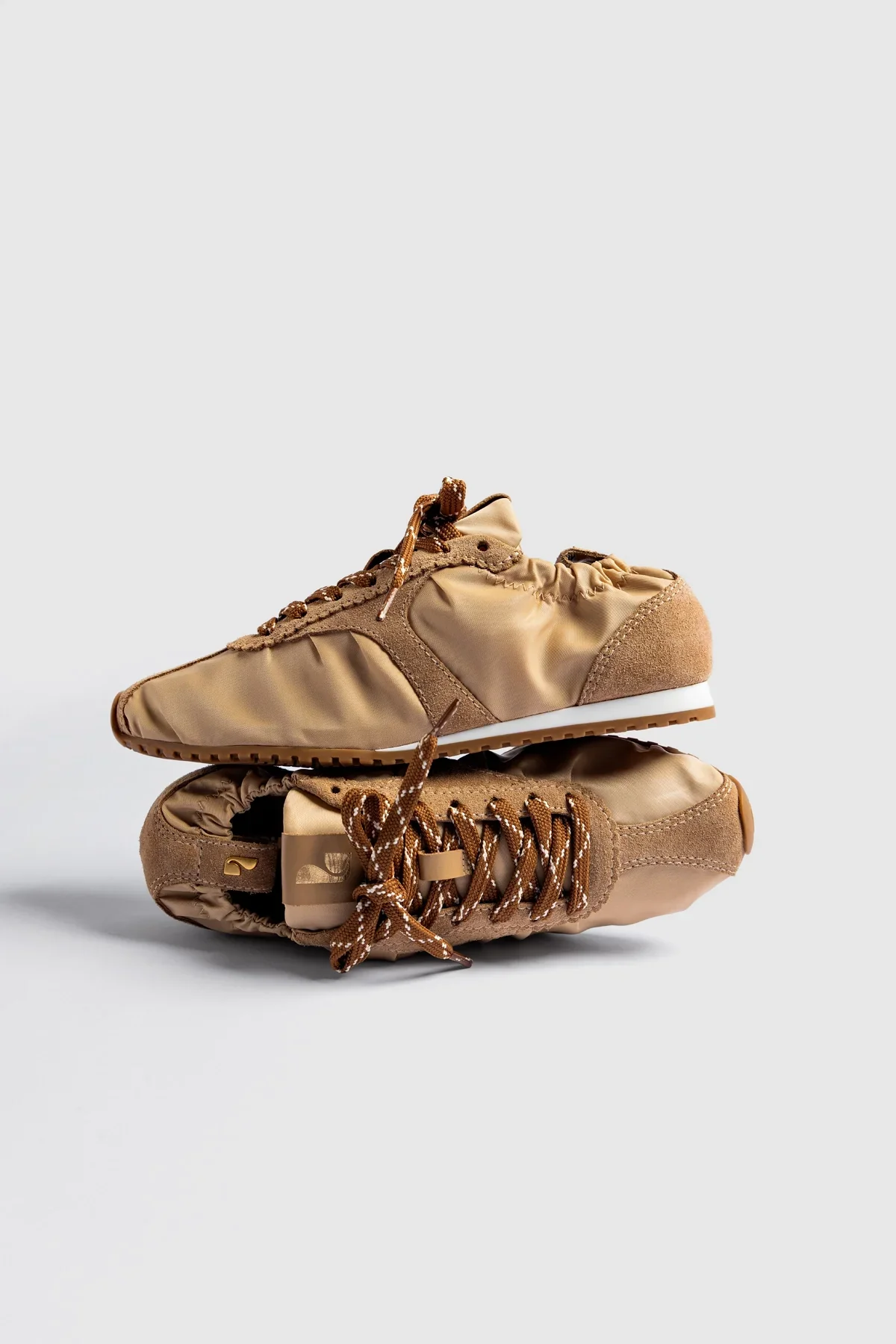 Tênis Stella Lite Nylon e Camurça Caramelo - Image 2