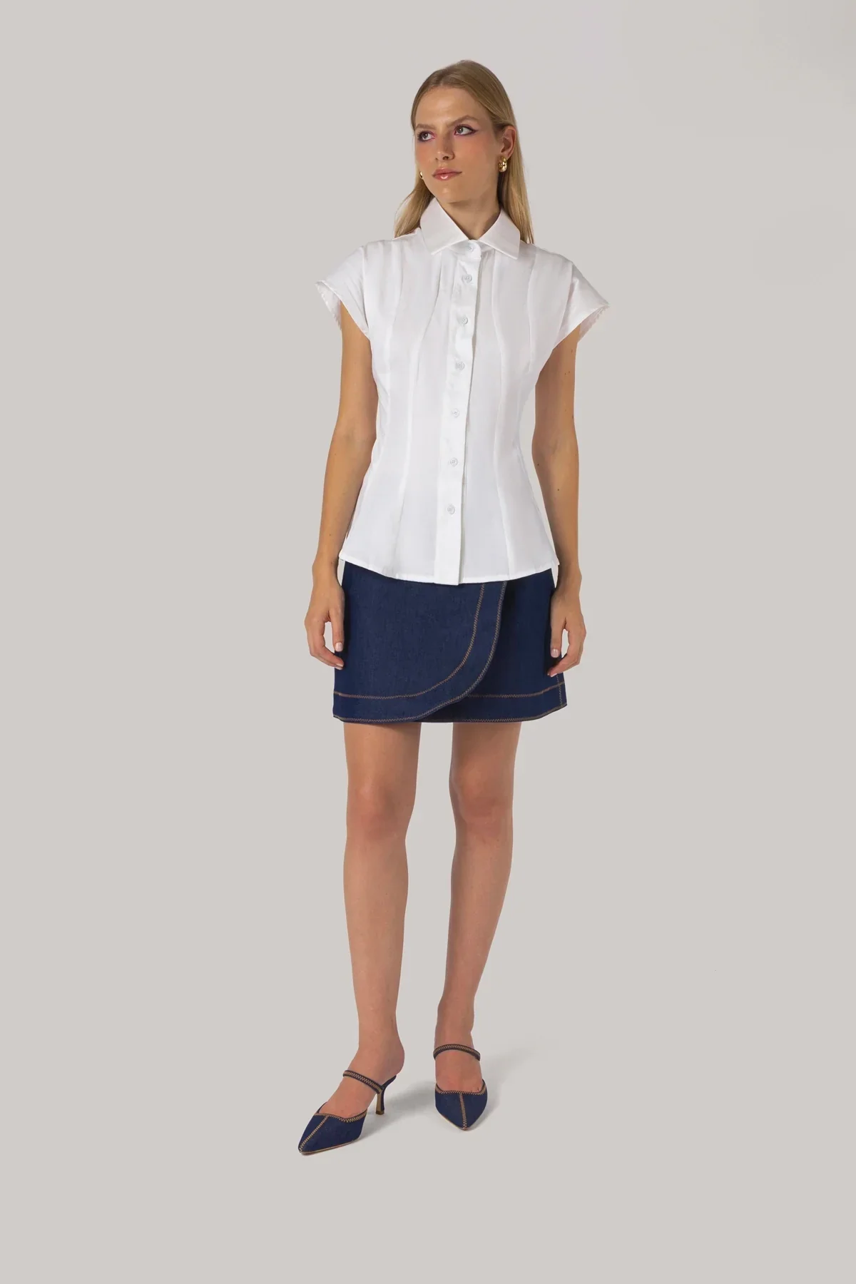 Camisa Jules Percal Branco - Image 2