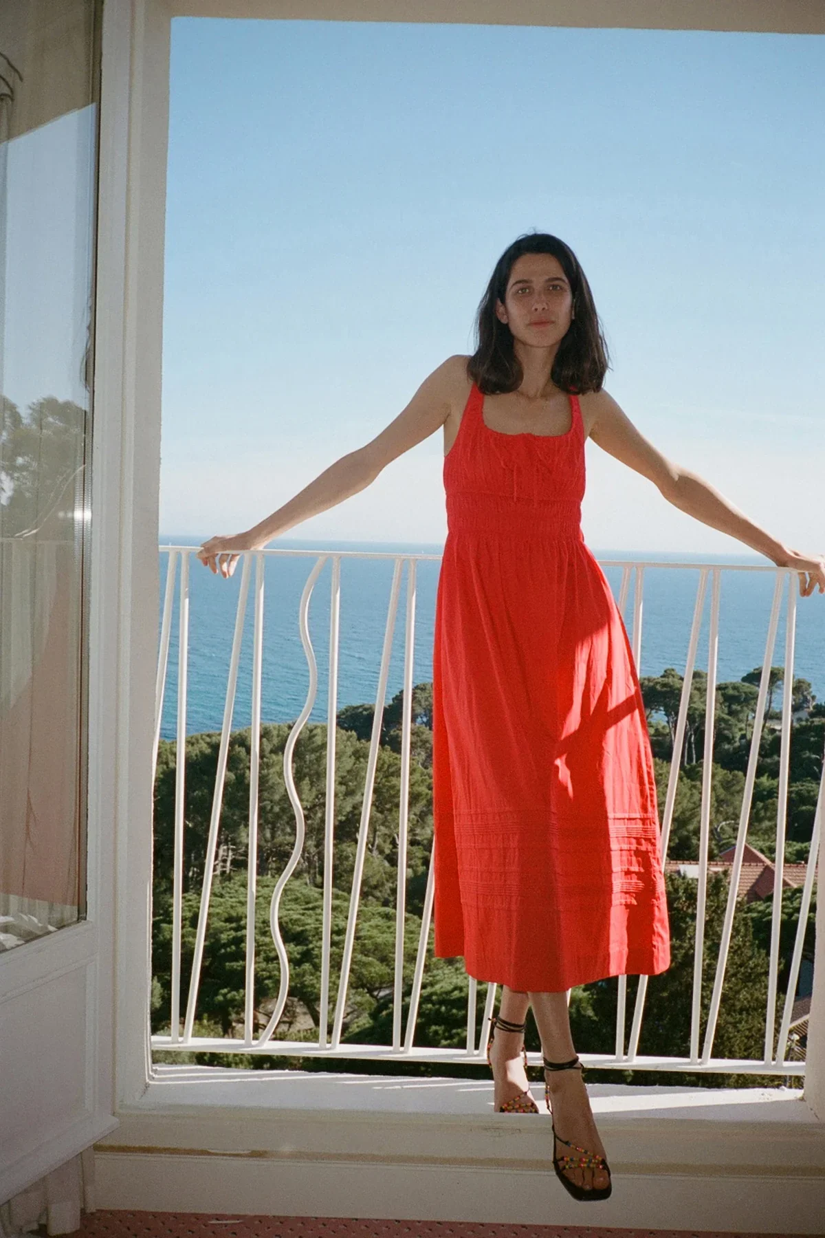 Larroudé x Ciao Lucia: Sandália Eloisa Couro Preto - Image 5