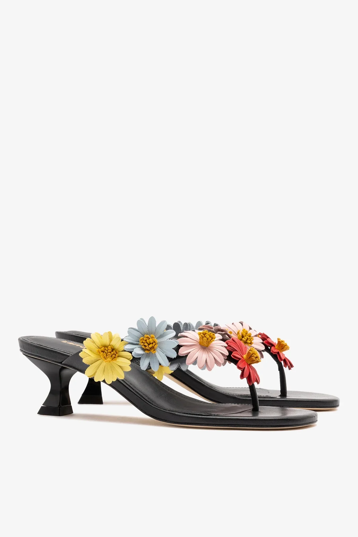 Mule Fiore Couro Preto - Image 3