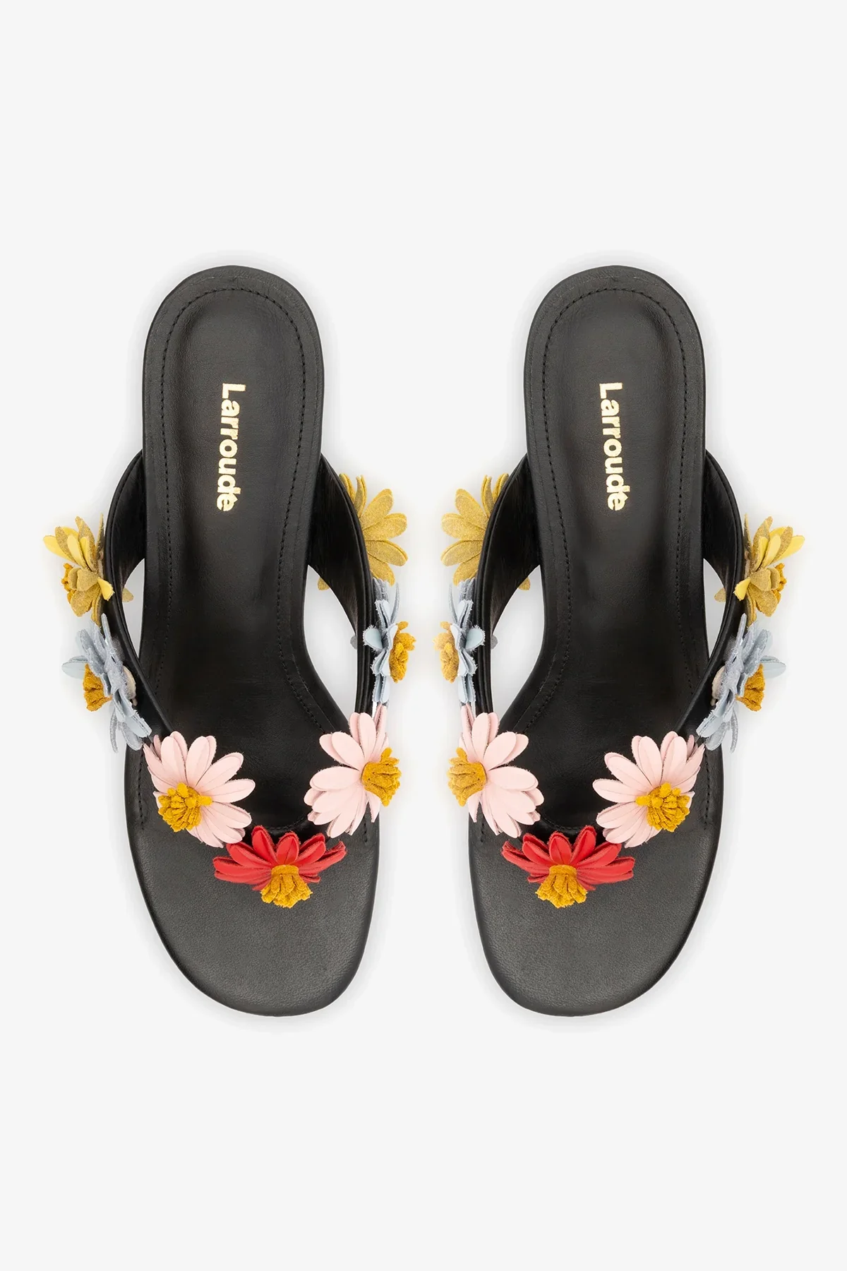 Mule Fiore Couro Preto - Image 7