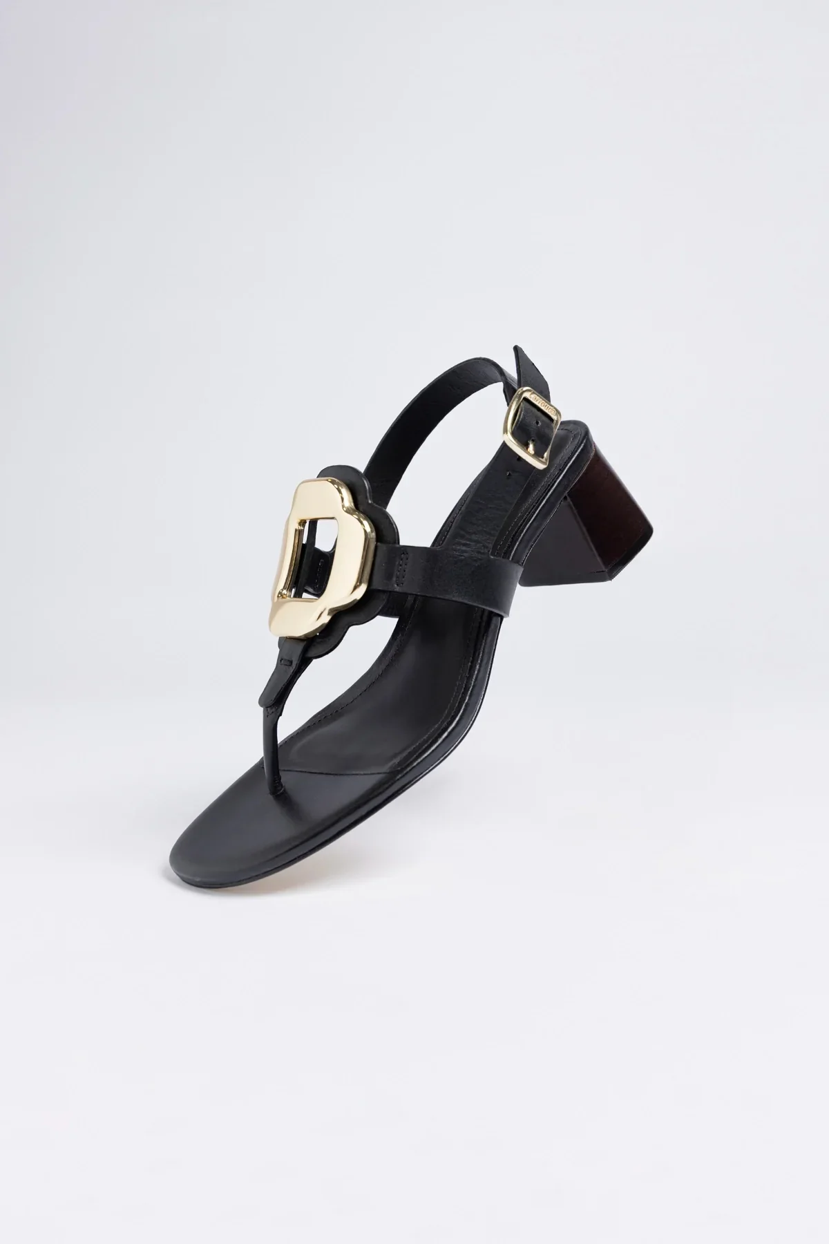 Sandália Margherita Couro Preto - Image 2