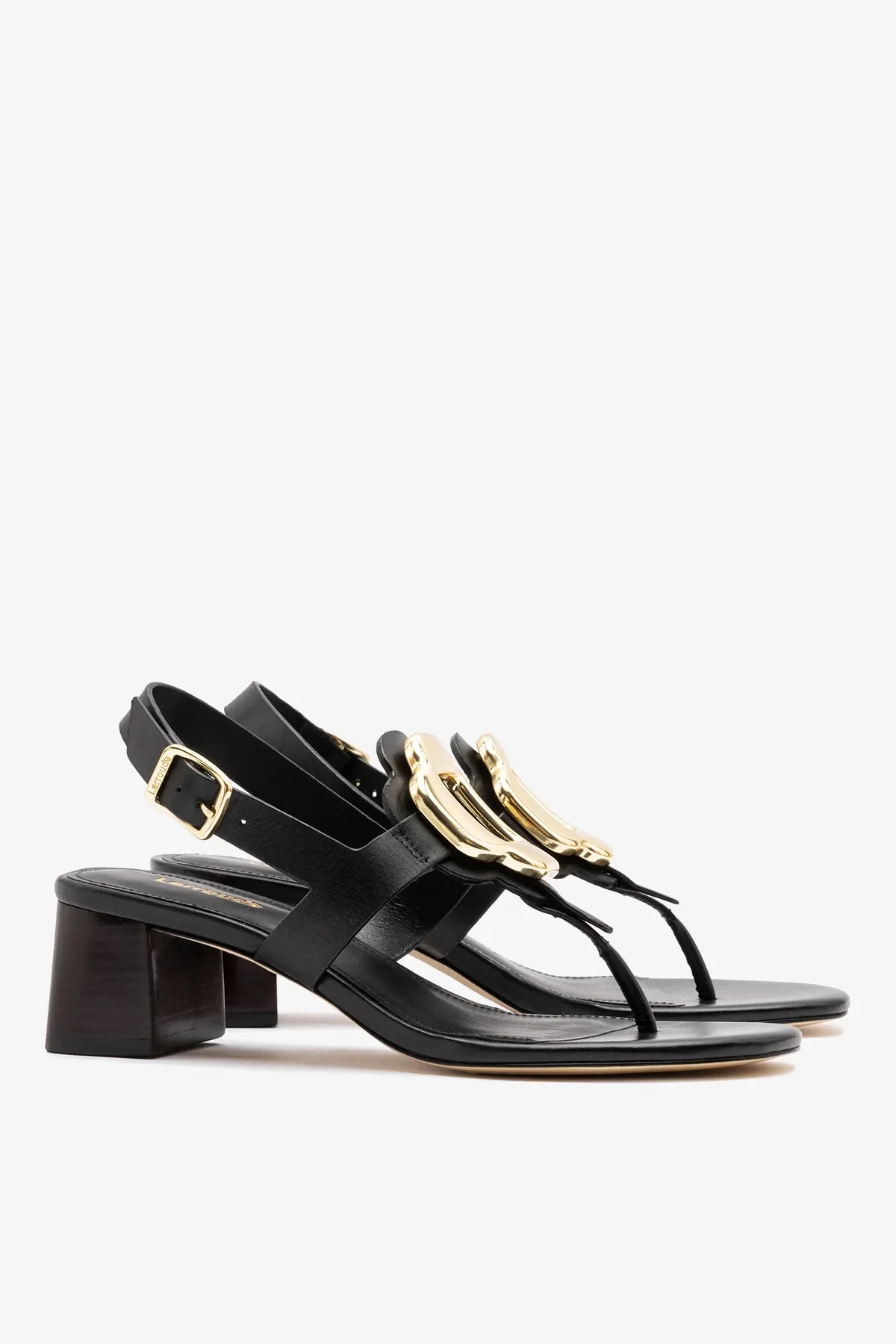 Sandália Margherita Couro Preto - Image 3