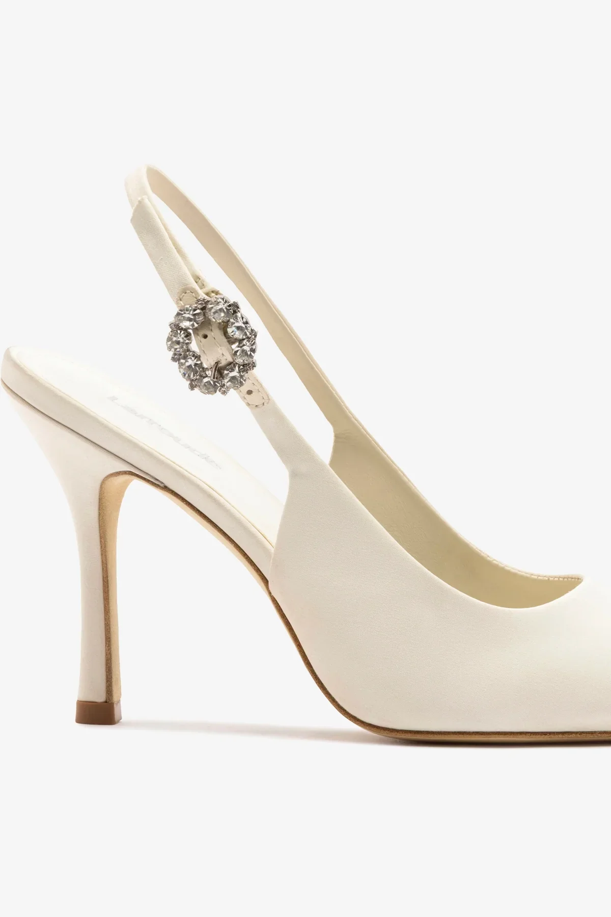 Slingback Carine Cetim Branco - Image 4