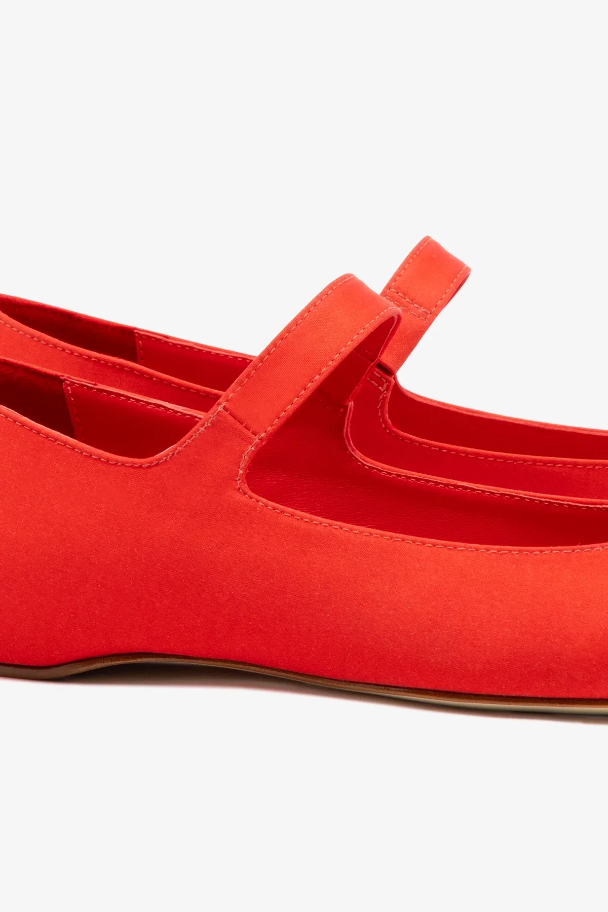 Larroudé By Nicolò B.: Sapatilha Maria Cetim Vermelho - Image 4
