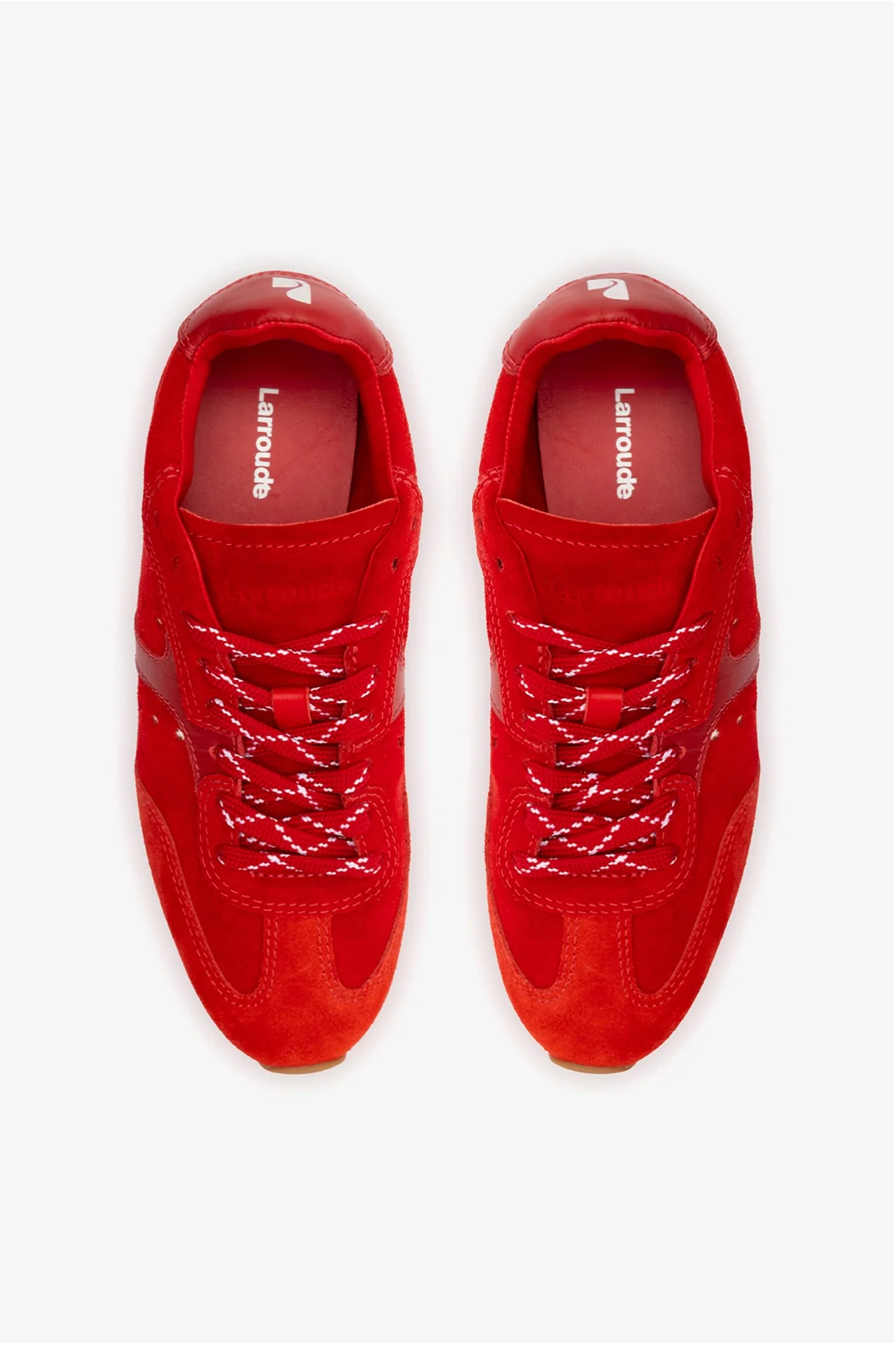 Tênis Stella Camurça Vermelho e Couro Vermelho - Image 8