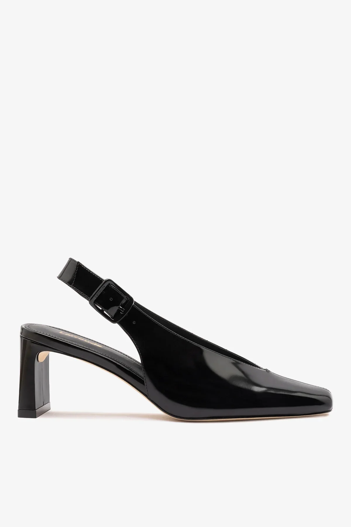 Slingback Katie Couro Preto