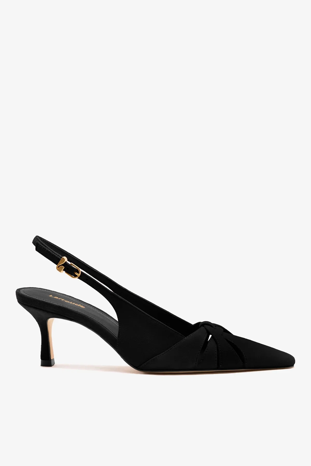 Slingback Kirstin Camurça Preto