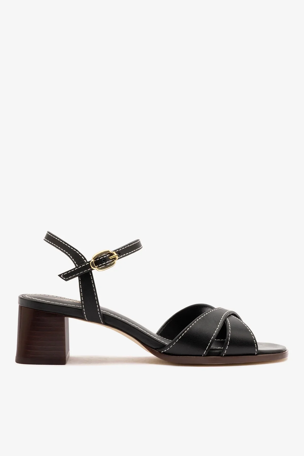 Sandália Roma Couro Preto