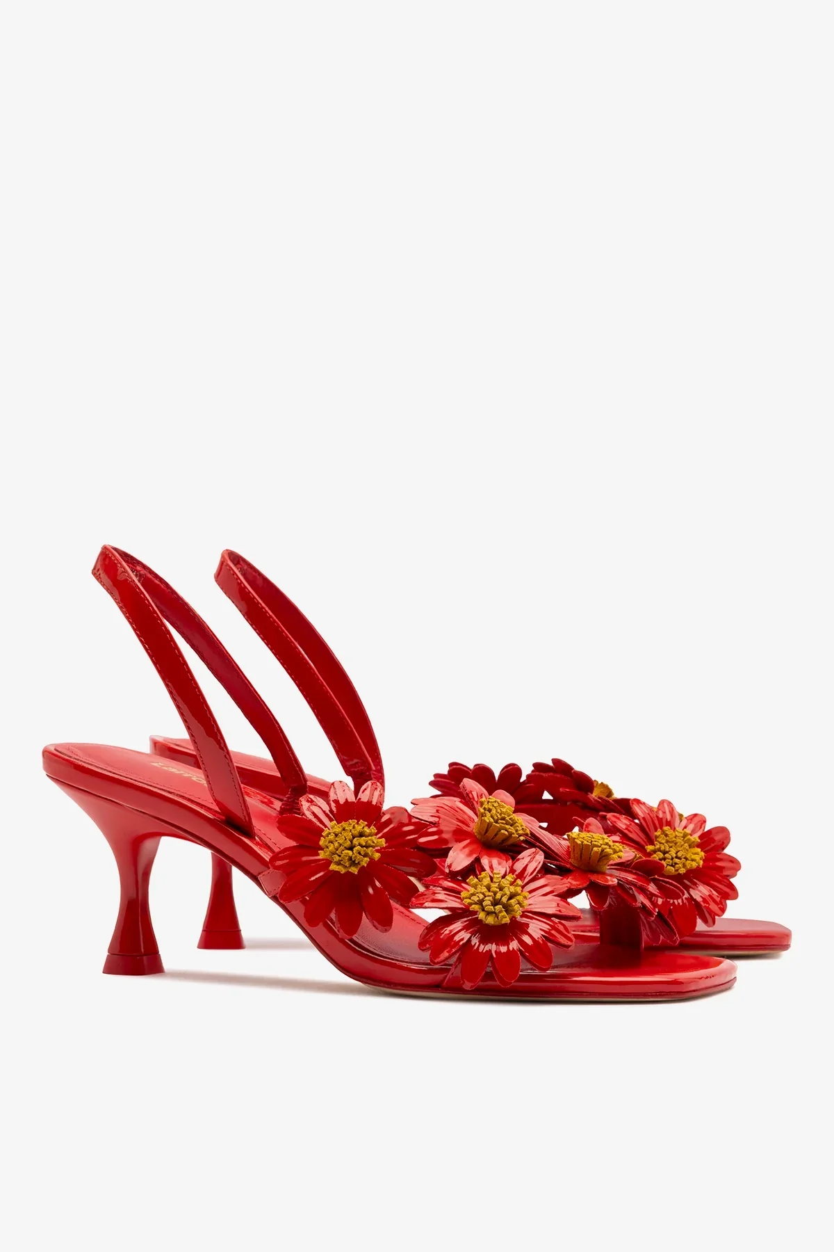 Sandália Fiore Couro Verniz Vermelho - Image 3
